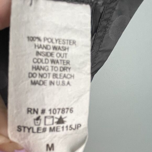 Sun Kim Polka Dot Parachute Top Size M Wide Sleeve Swing Top Jacket Preppy - Picture 6 of 11